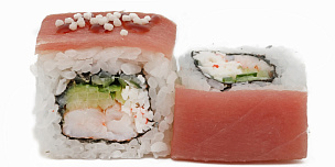 Ролл с тунцом и креветкой